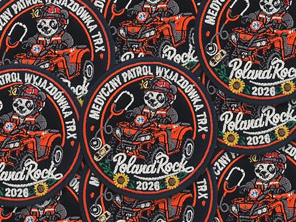 Naszywki z rzepem dla Medyków na poland rock festival 2026
